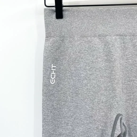 ECHT Arise‎ Seamless Leggings High Rise in Heather Gray Size Small - Picture 8 of 11